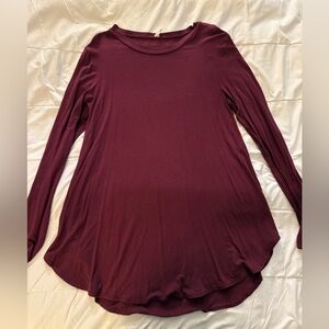 Pink blush maternity tunic top size XL